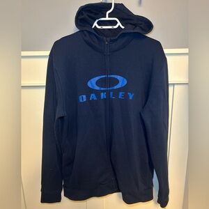 Oakley Iconic O logo ninja zip-up hoodie
